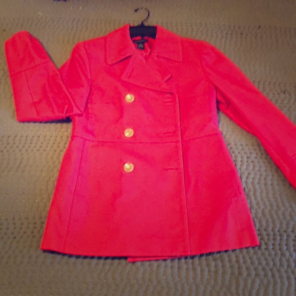 Ann Taylor Pink Pea Coat